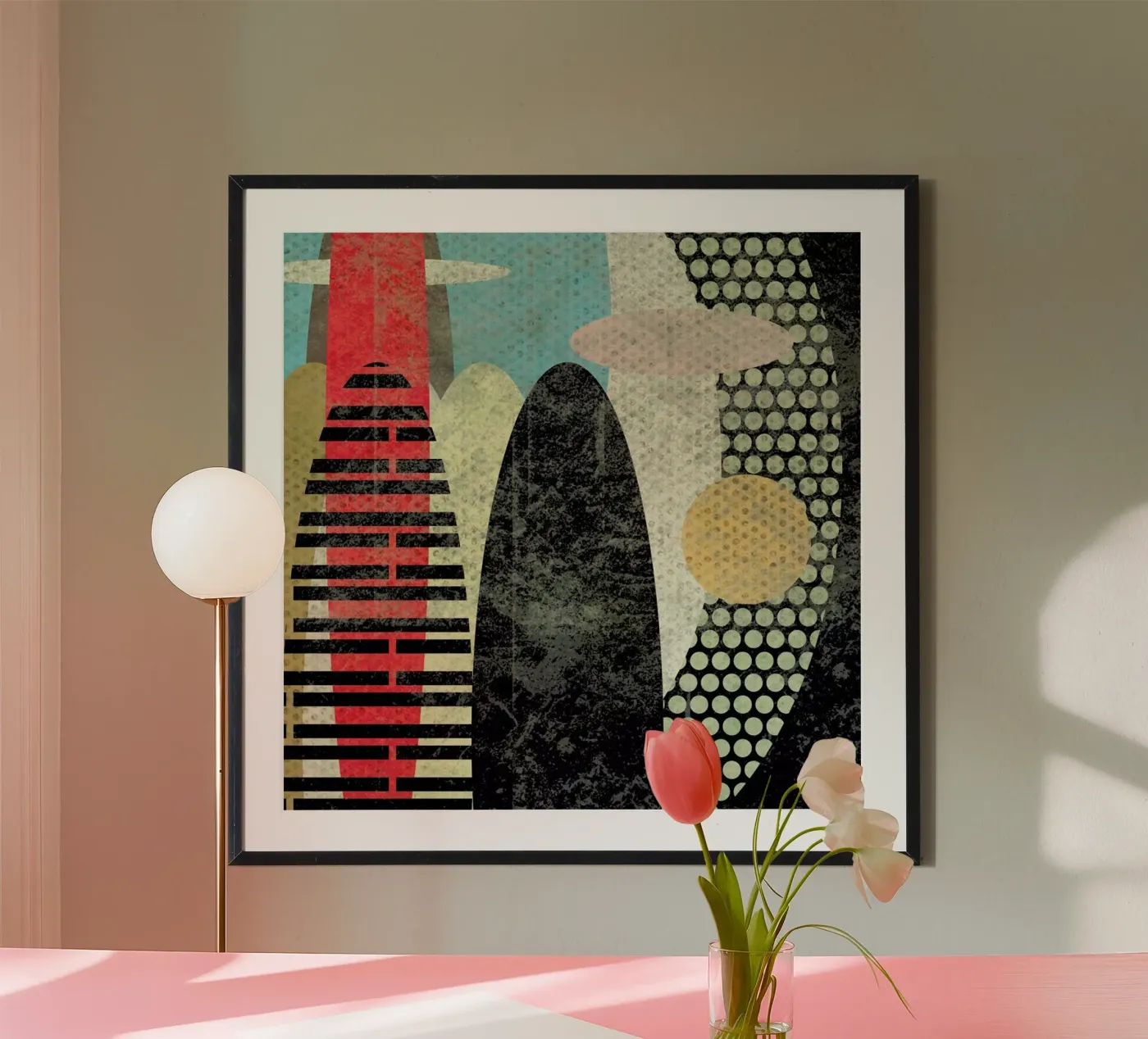 Abstraction poster van Metron