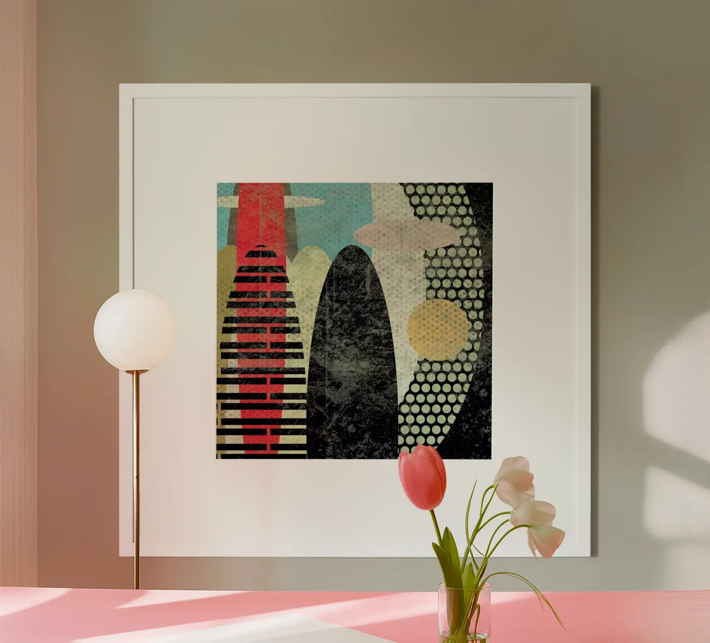 Abstraction poster van Metron