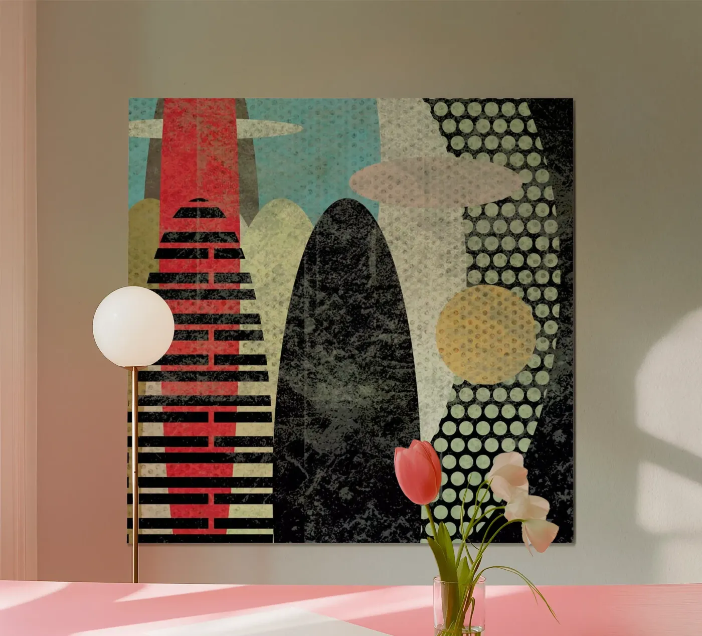 Abstraction poster van Metron