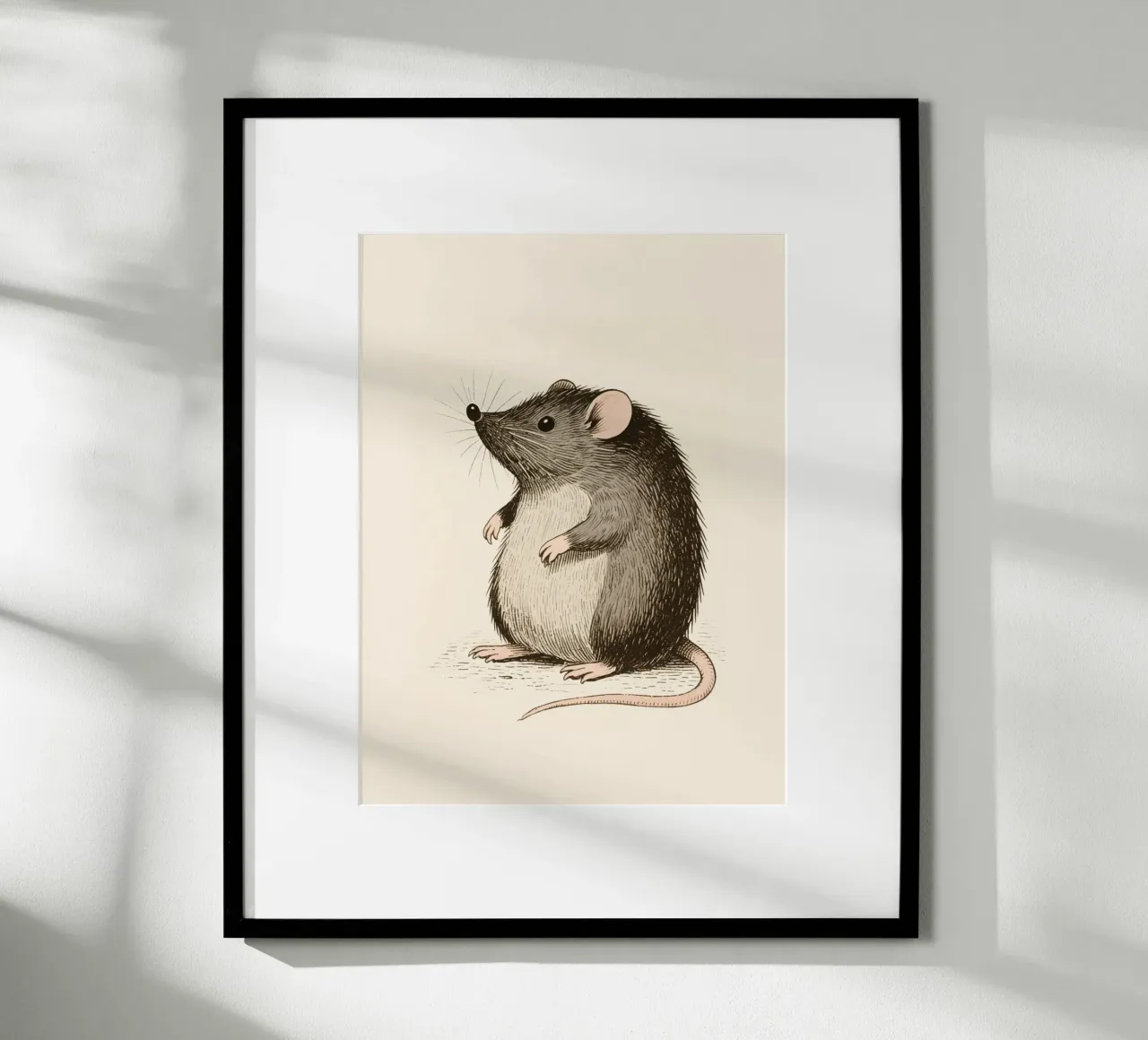 Piccola talpa poster con telaio in plastica da knowledge