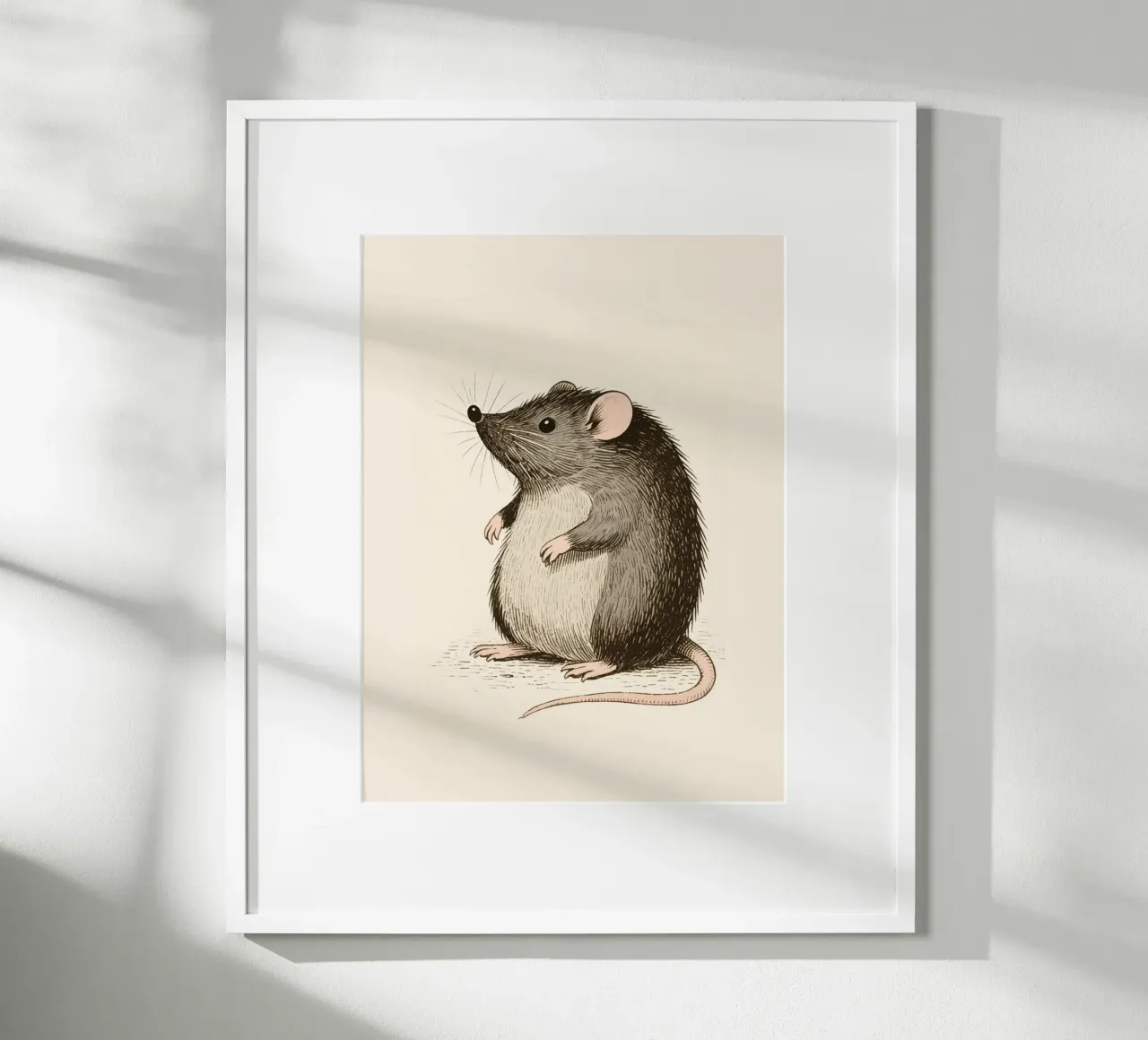 Piccola talpa poster con telaio in plastica da knowledge