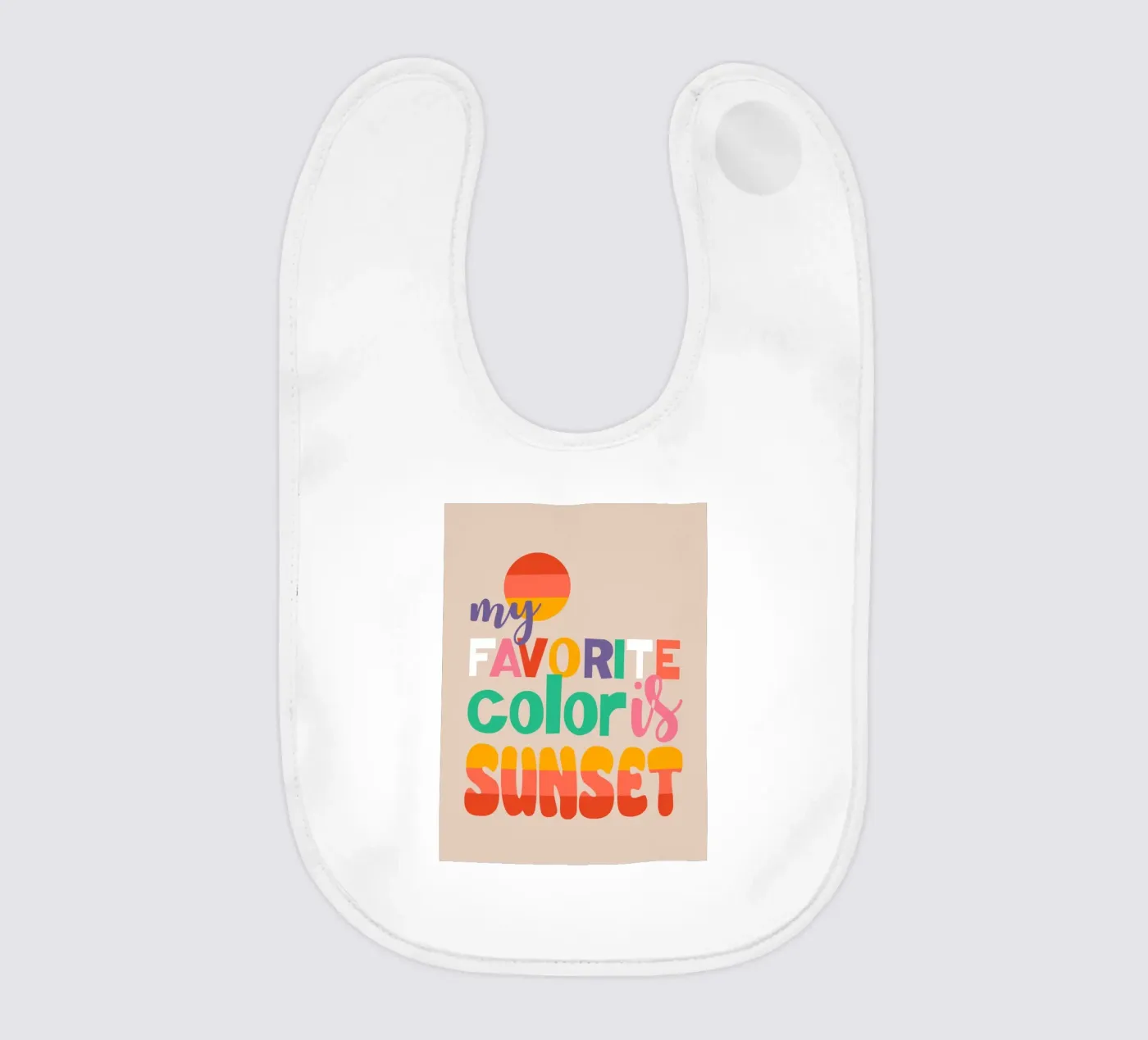 Favorite Sunset bavaglino da susanapaz