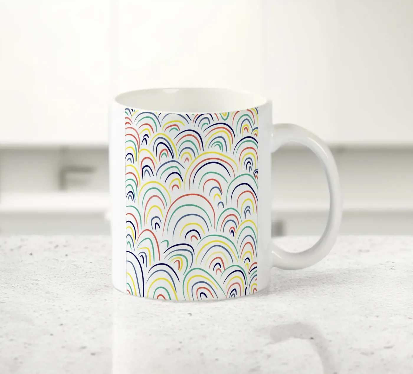 Rainbows ceramic mug by Little Dean