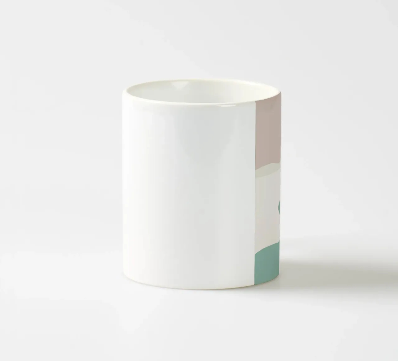 Paesaggio bianco 02 tazza in ceramica da Little Dean