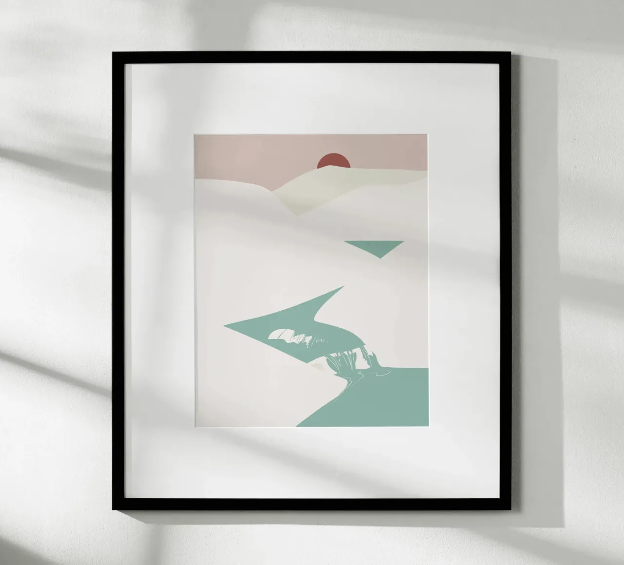 Paesaggio bianco 05 poster da Little Dean