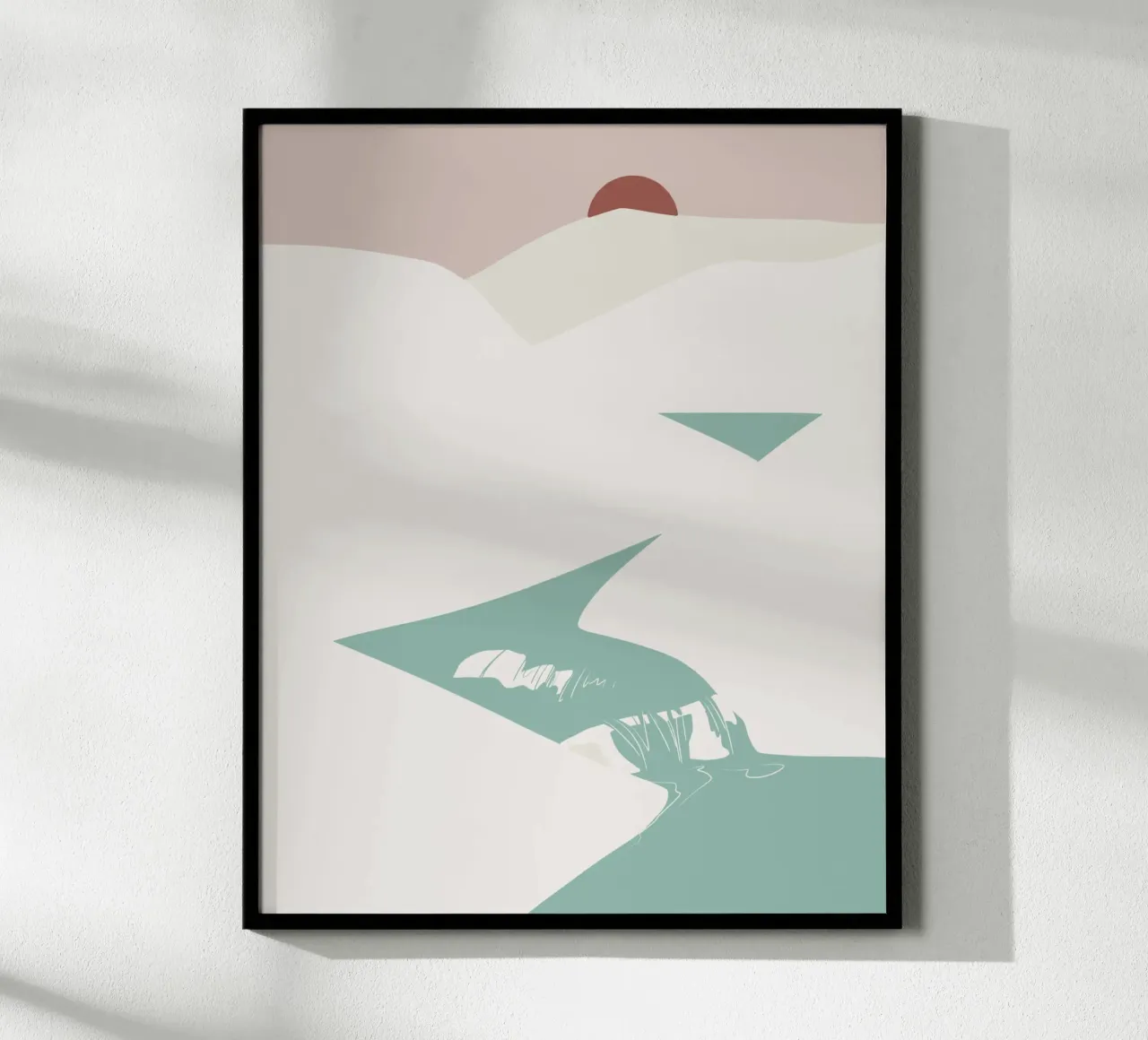 Paesaggio bianco 05 poster da Little Dean