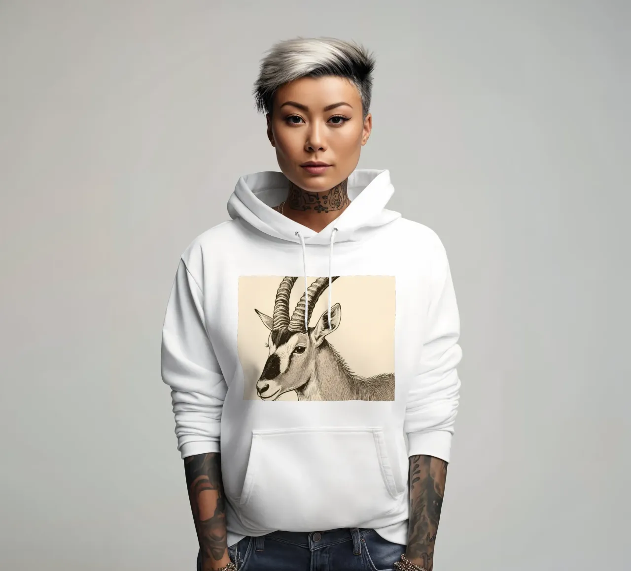 Oryx felpa con cappuccio da knowledge