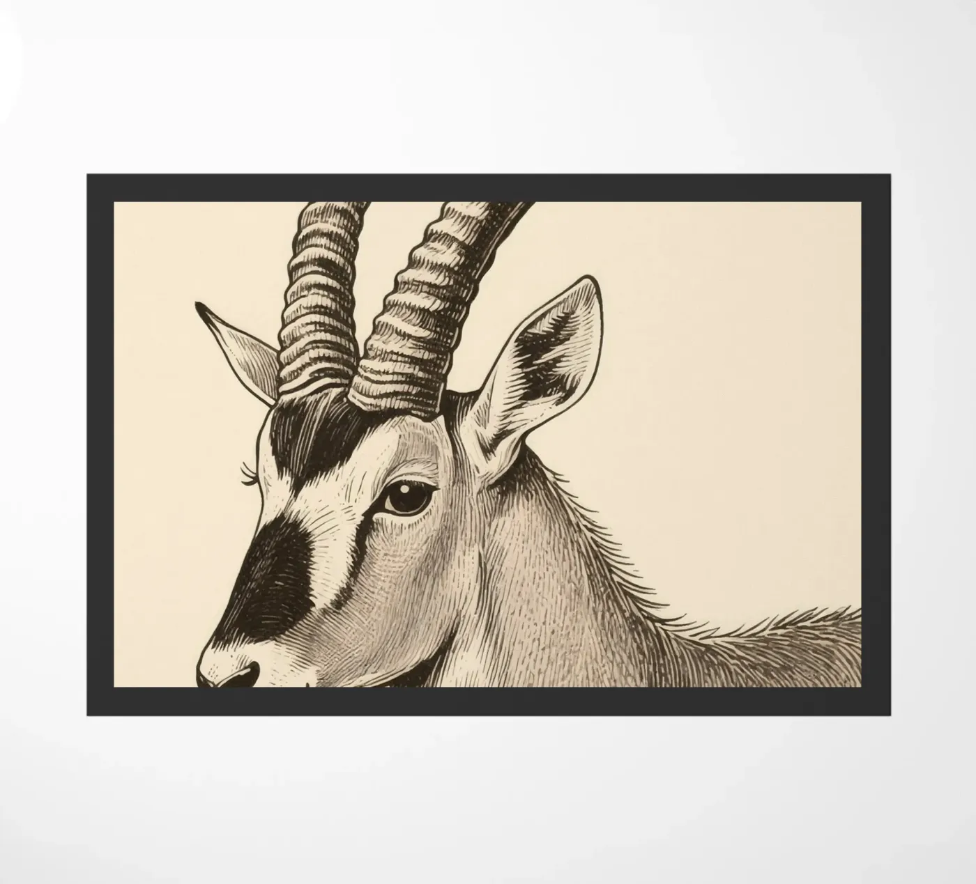 Oryx Fußmatte von knowledge