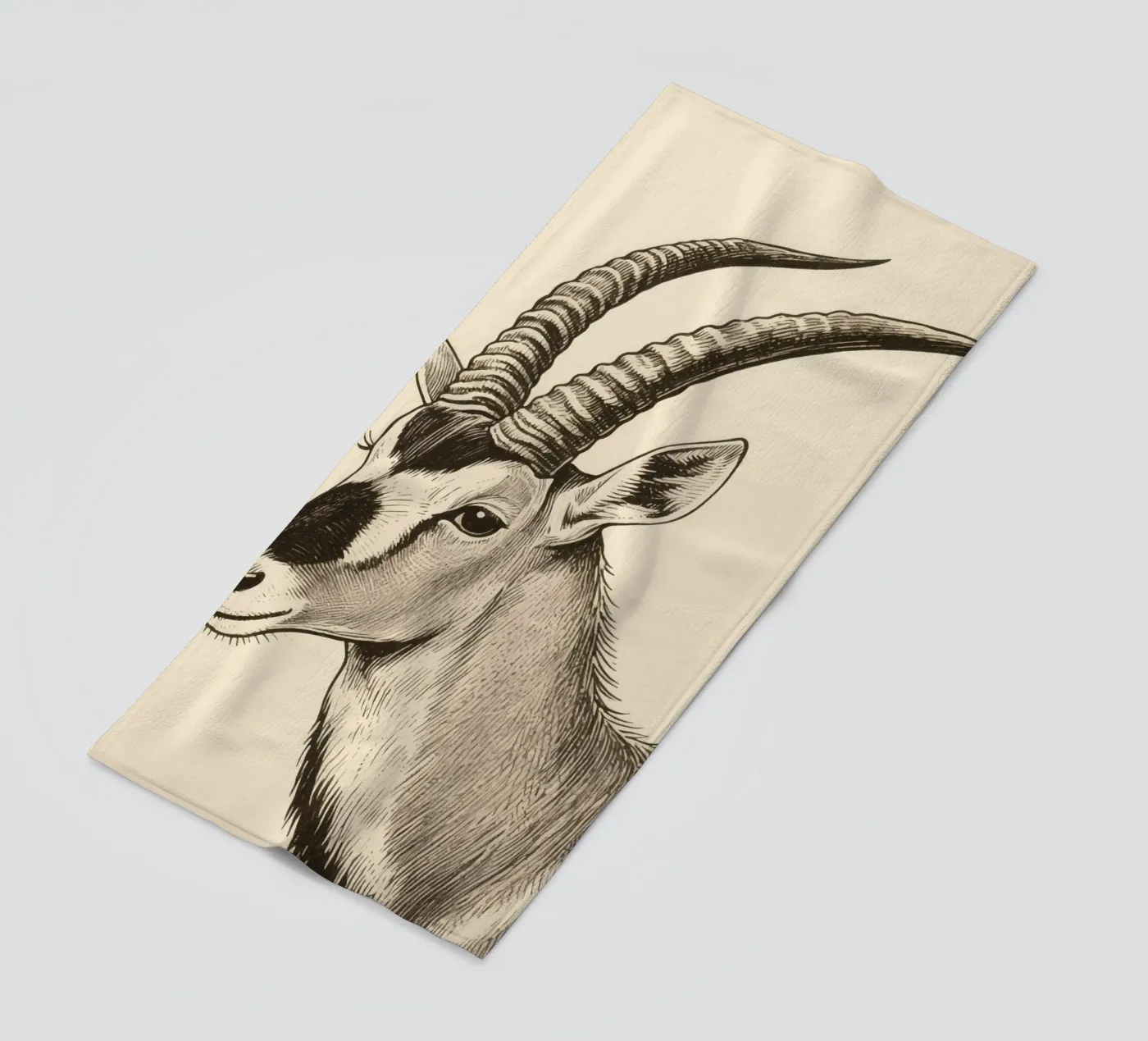 Oryx strandhanddoek van knowledge