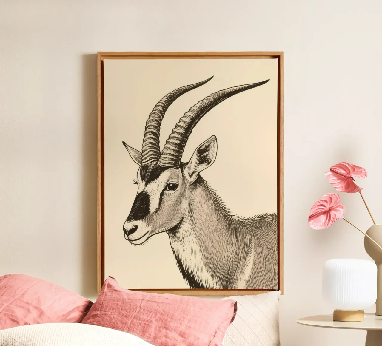 Oryx tela con Cornice a cassetta da knowledge
