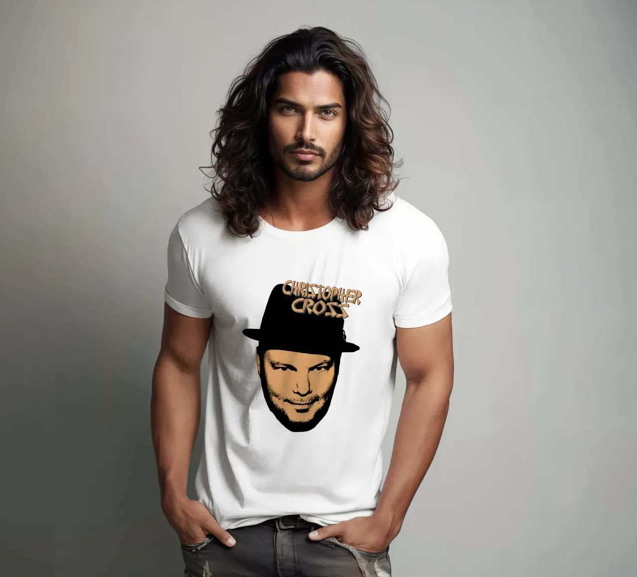 Pop Rock Christopherr Cross t-shirt da igoshdesigns