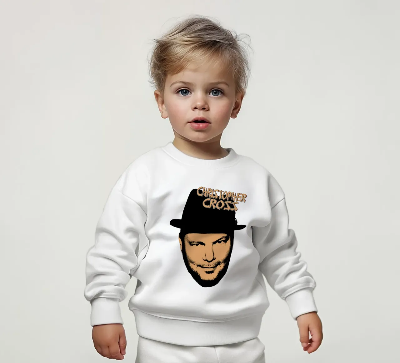 Pop Rock Christopherr Cross felpa neonato da igoshdesigns