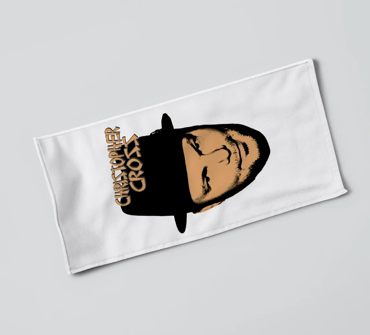 Pop Rock Christopherr Cross asciugamano da bagno da igoshdesigns