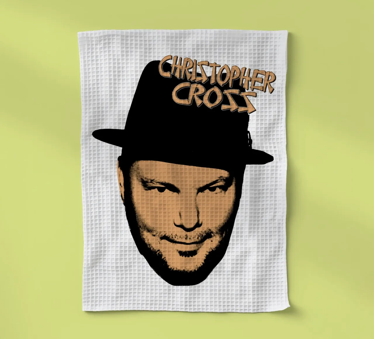 Pop Rock Christopherr Cross canovaccio da cucina da igoshdesigns
