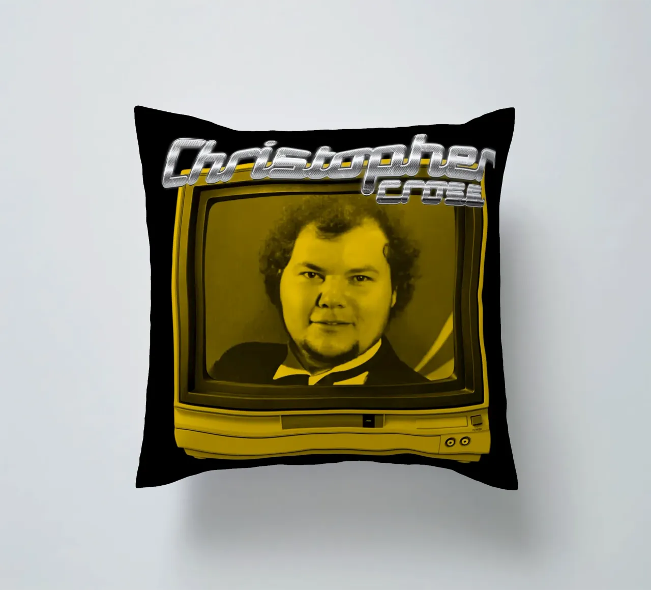 Soft Rock Christopherr Cross cuscino da igoshdesigns