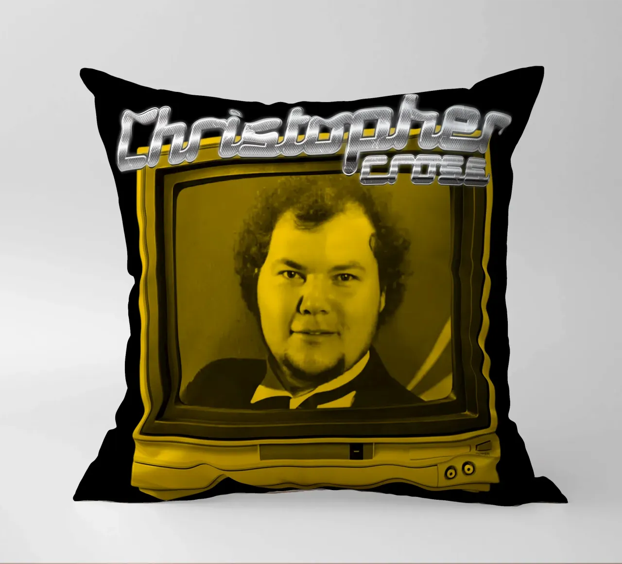 Soft Rock Christopherr Cross cuscino da igoshdesigns