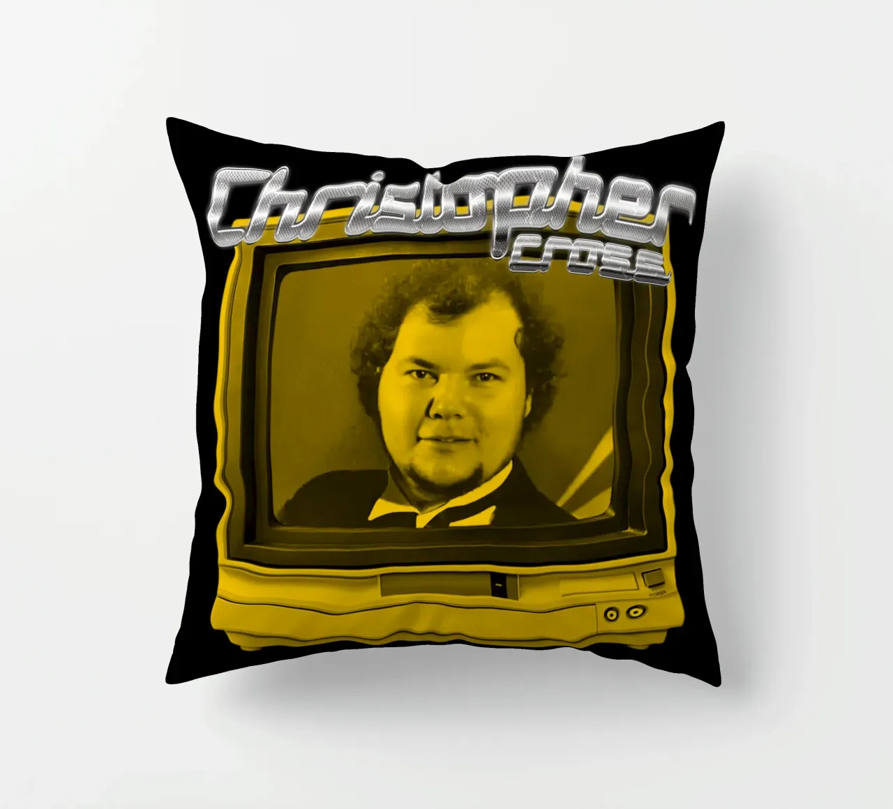Soft Rock Christopherr Cross cuscino da igoshdesigns