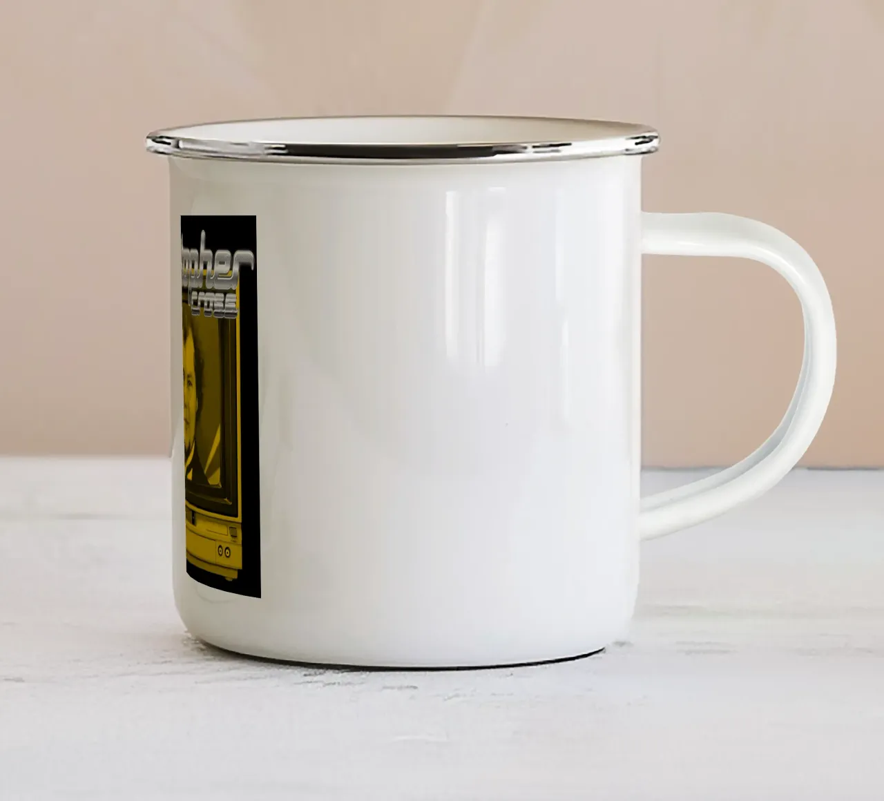 Soft Rock Christopherr Cross tazza in smalto da igoshdesigns