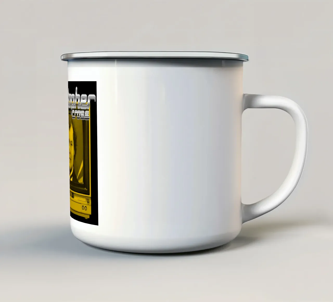 Soft Rock Christopherr Cross tazza in smalto da igoshdesigns