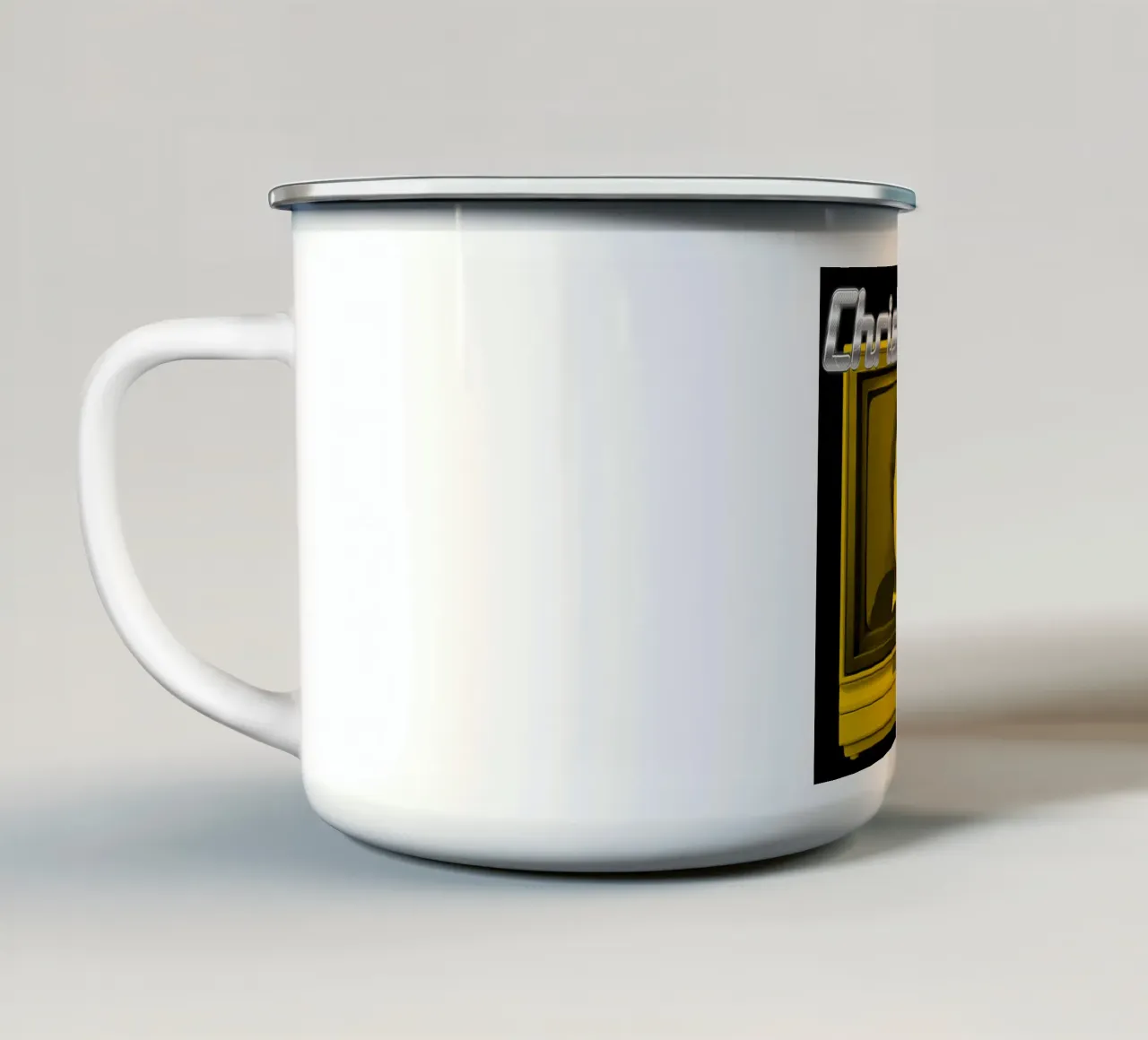 Soft Rock Christopherr Cross tazza in smalto da igoshdesigns