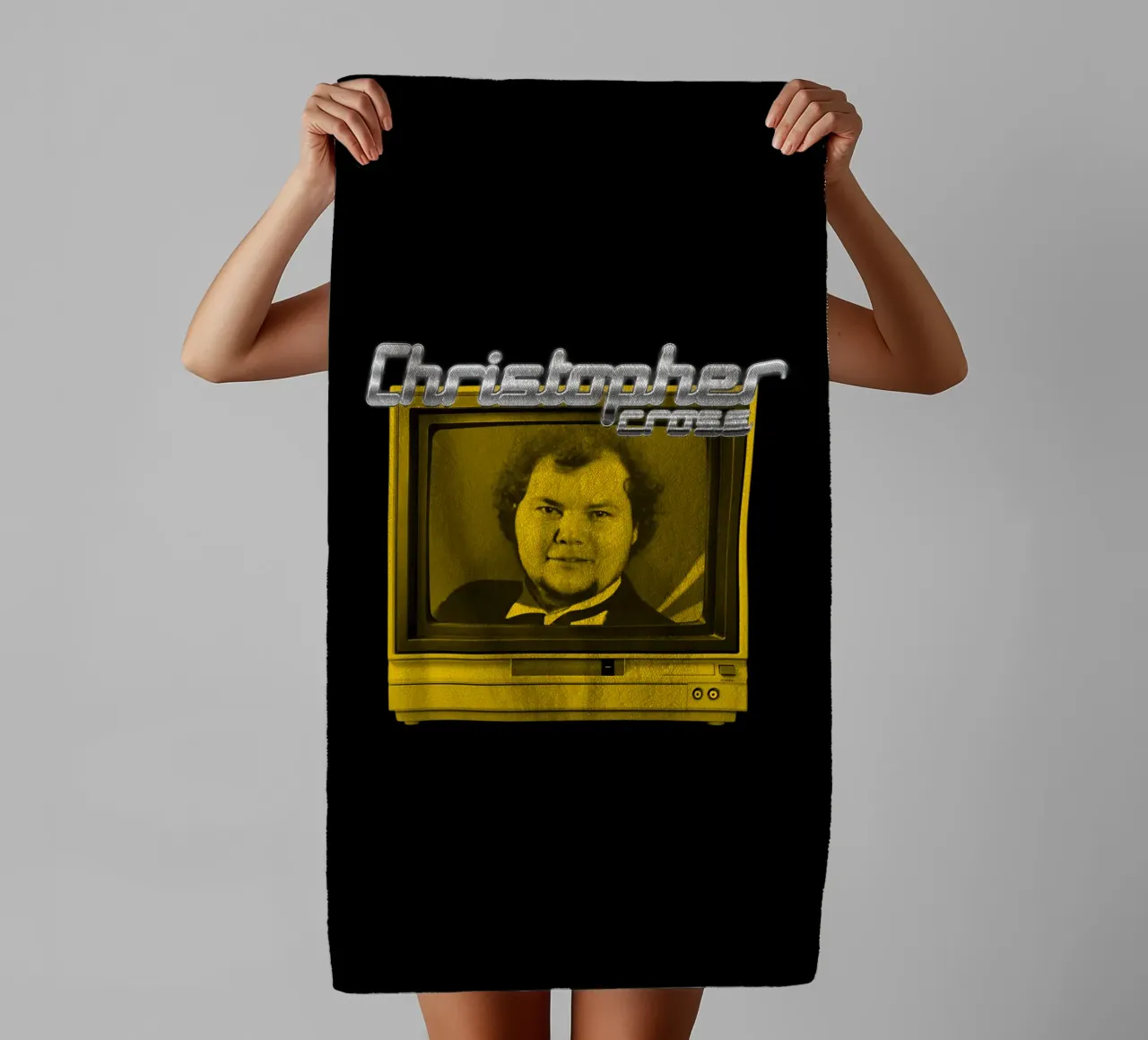 Soft Rock Christopherr Cross asciugamano da bagno da igoshdesigns