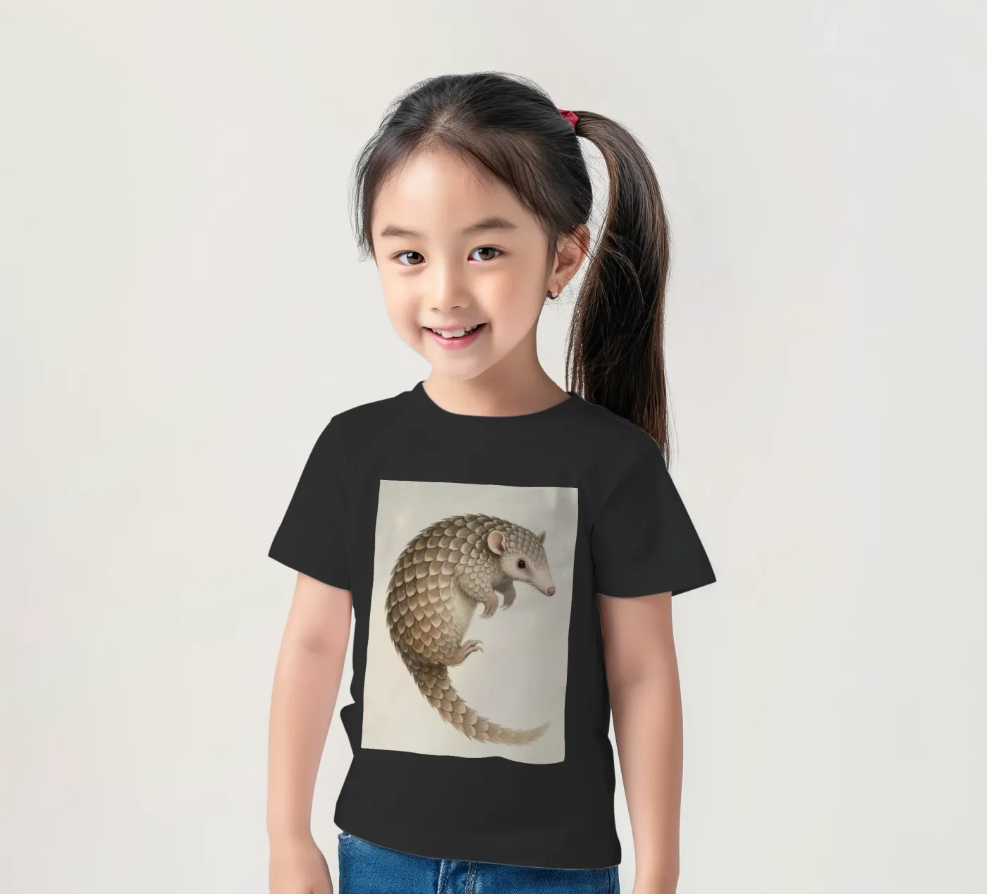 Pangolin t-shirt bambini da knowledge