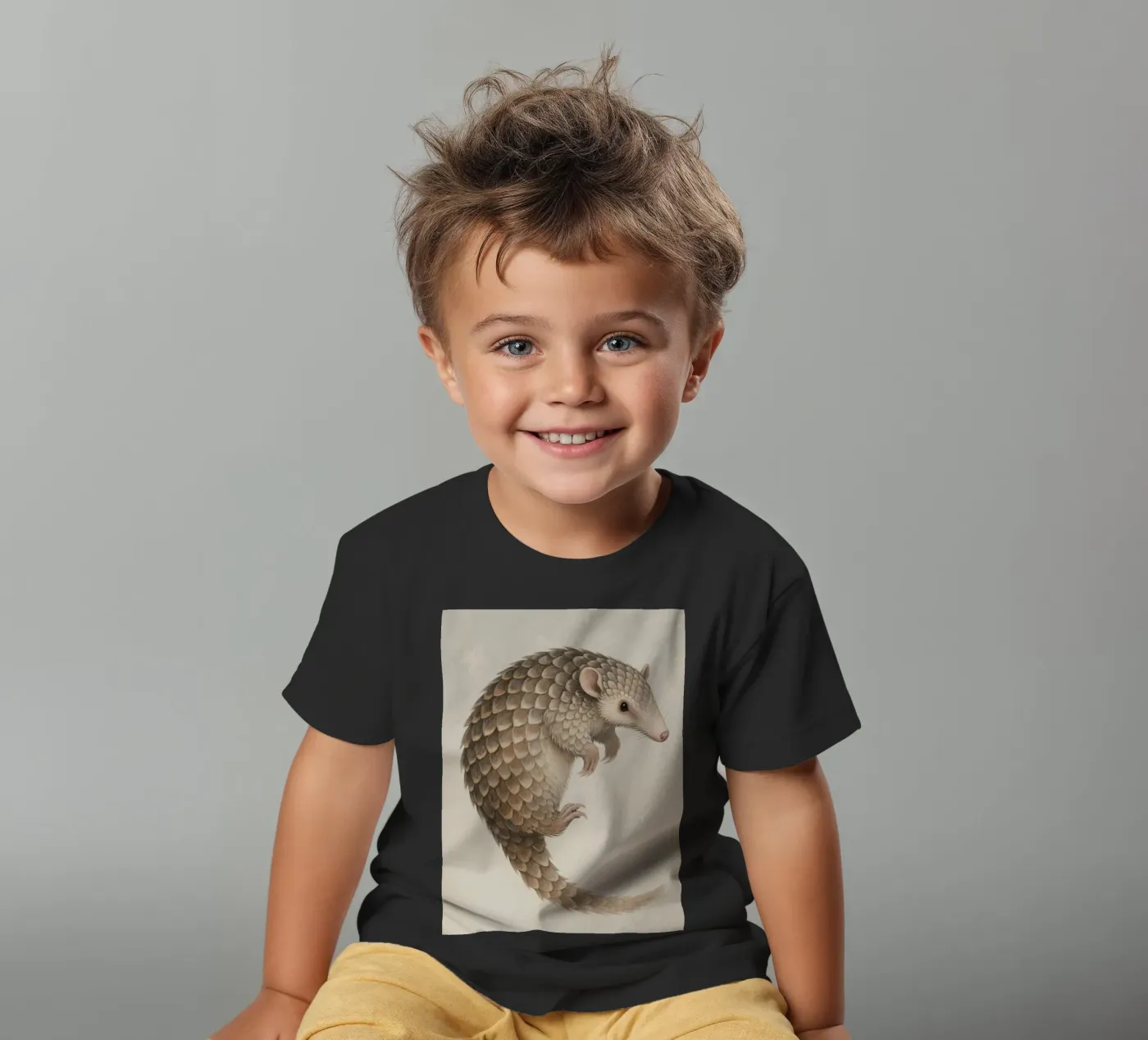 Pangolin t-shirt bambini da knowledge