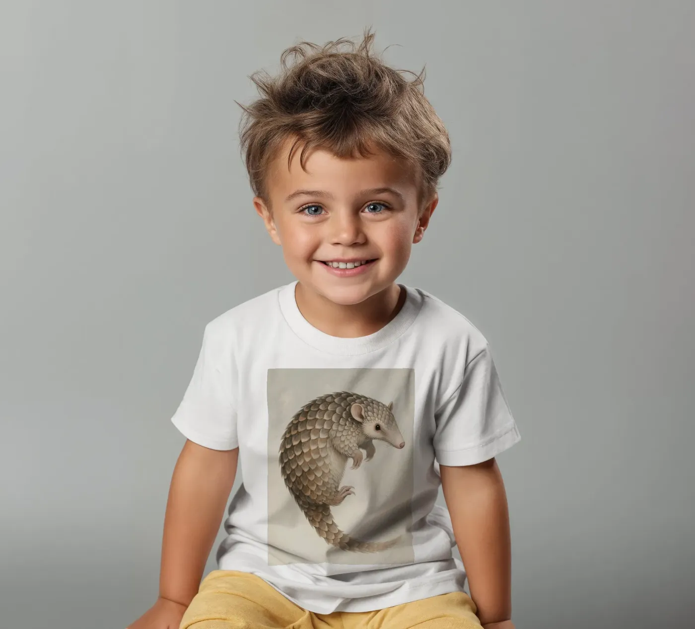 Pangolin t-shirt bambini da knowledge