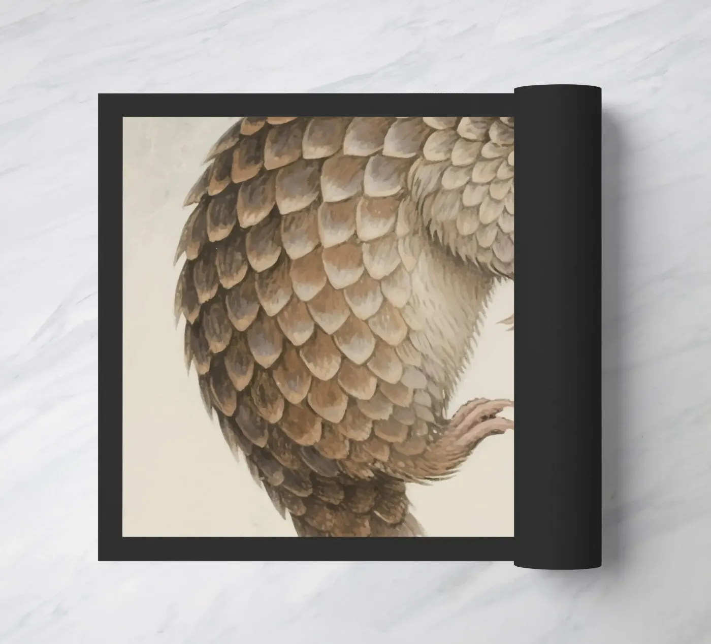 Pangolin doormat by knowledge