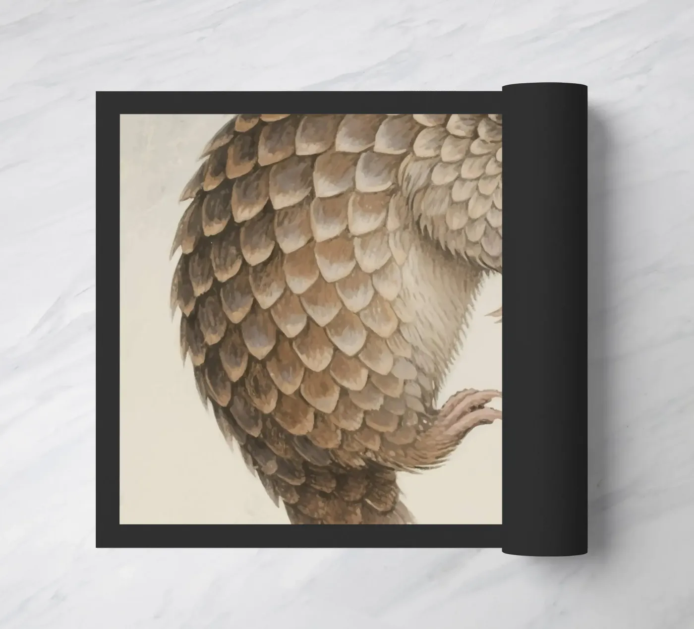 Pangolin doormat by knowledge