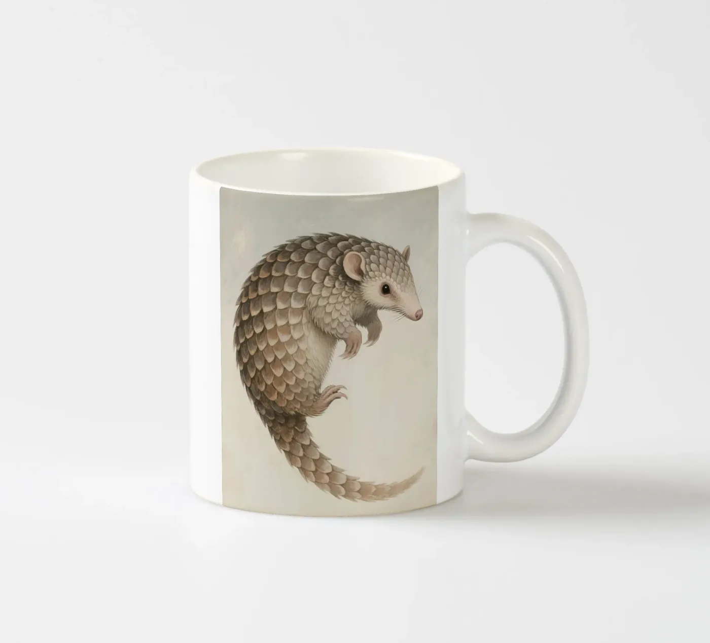 Pangolin ceramic mug by knowledge