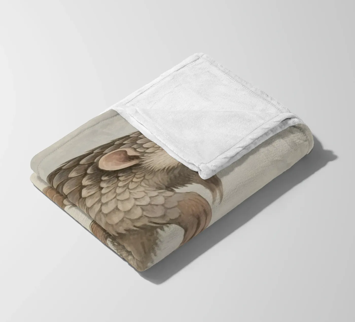 Pangolin fleece blanket by knowledge