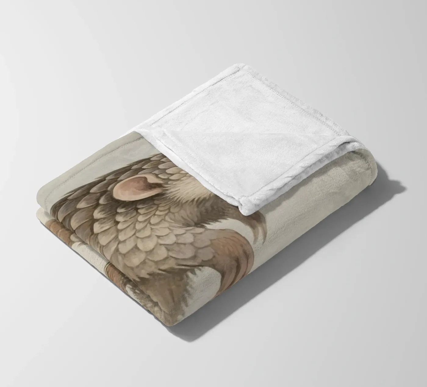 Pangolin fleece blanket by knowledge