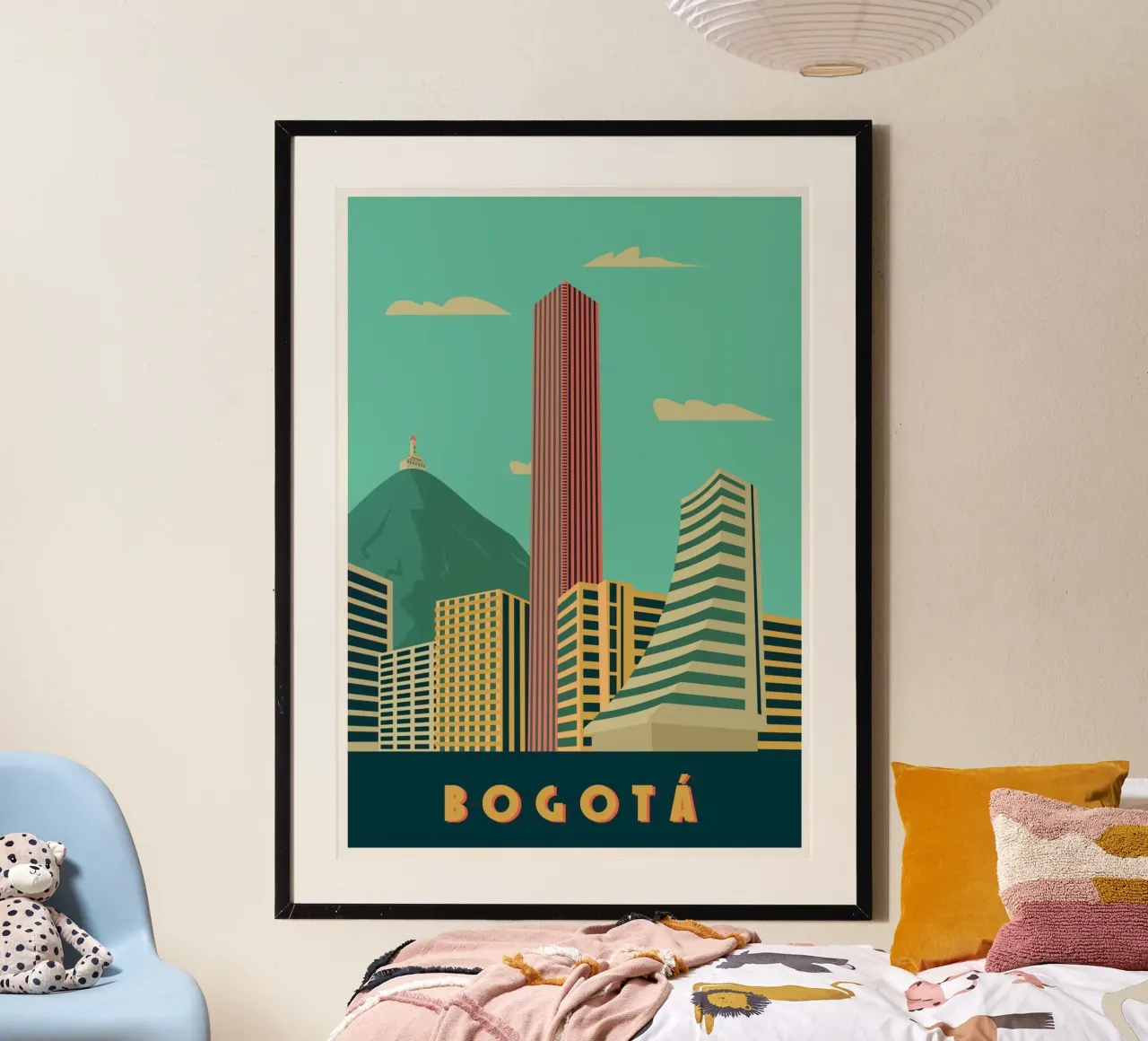 bogota building poster da sunity