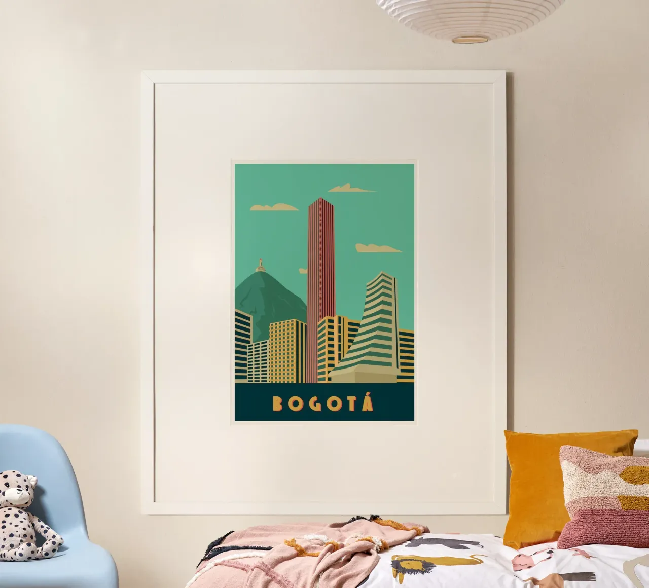 bogota building poster da sunity