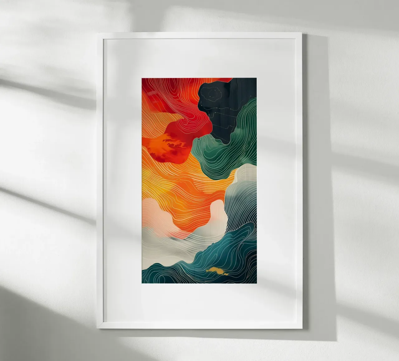 curve shape gradient poster da panada