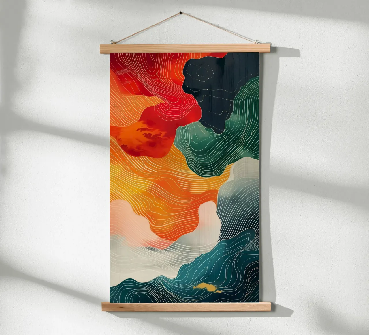 curve shape gradient poster da panada