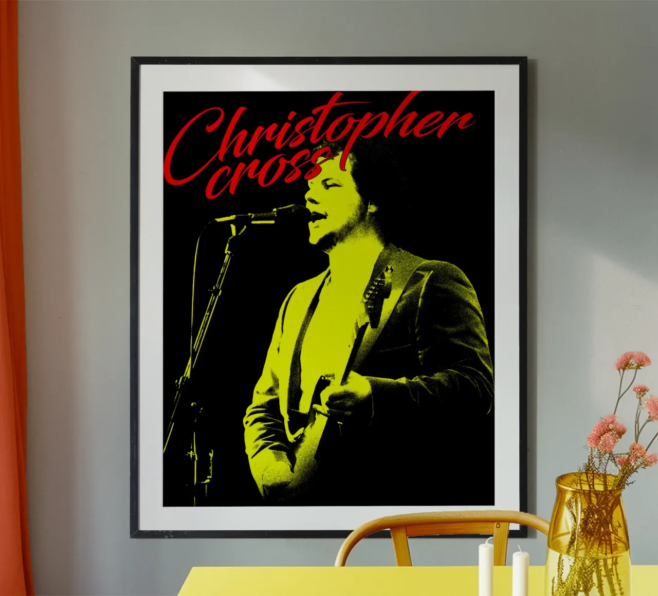El mejor cantante Christopher Cross poster de igoshdesigns