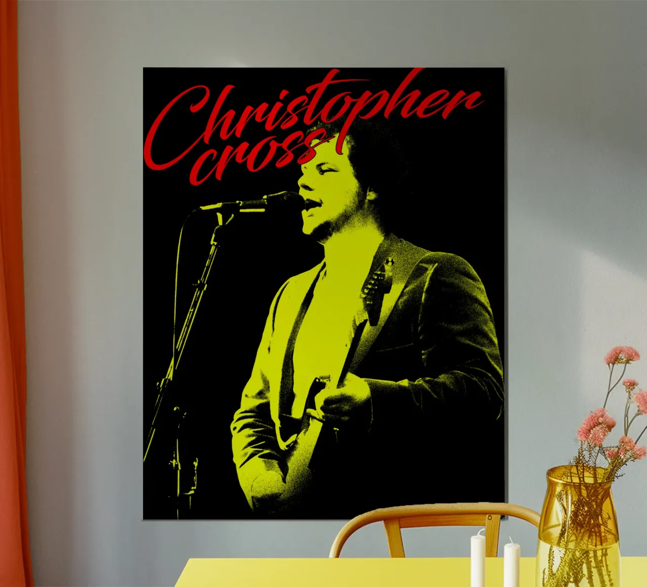 El mejor cantante Christopher Cross poster de igoshdesigns