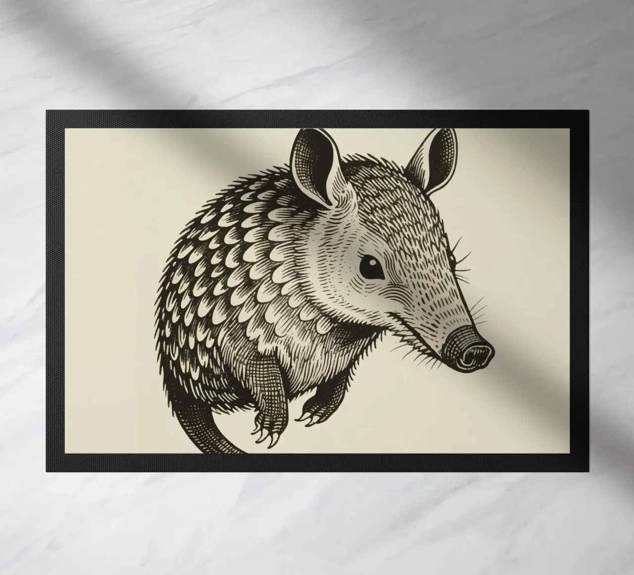 Aardvark doormat by knowledge