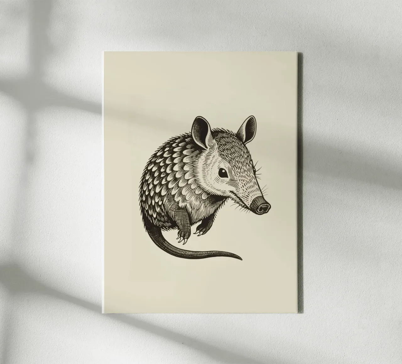 Aardvark canvas with Floater frame by knowledge