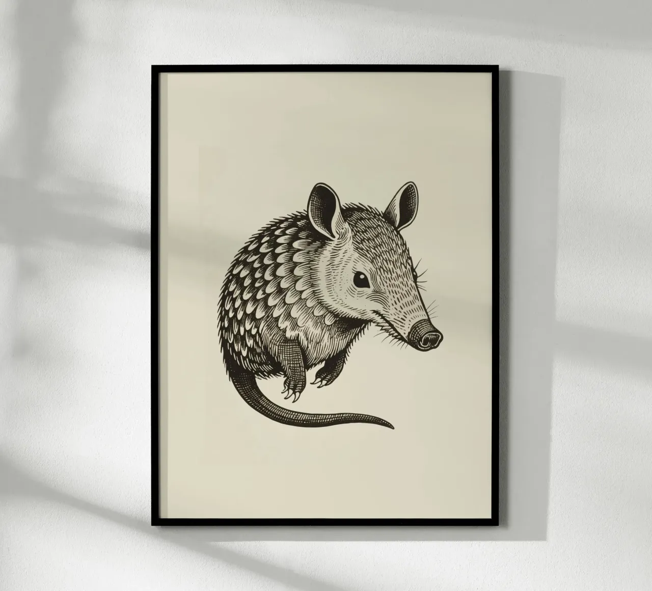 L'oritteropo poster con telaio in legno da knowledge