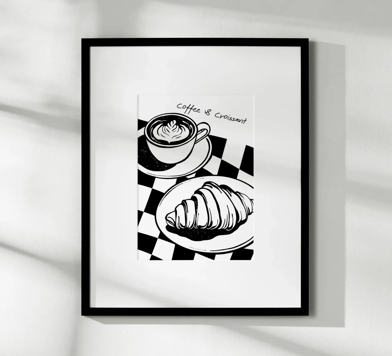 Coffee & Croissants poster da DigiWunderwerk