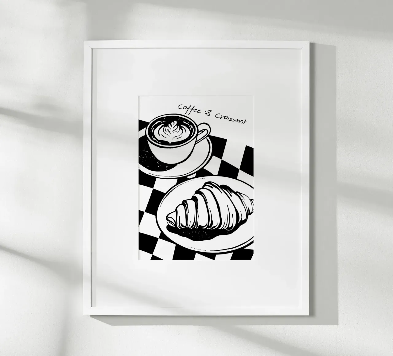 Coffee & Croissants poster da DigiWunderwerk