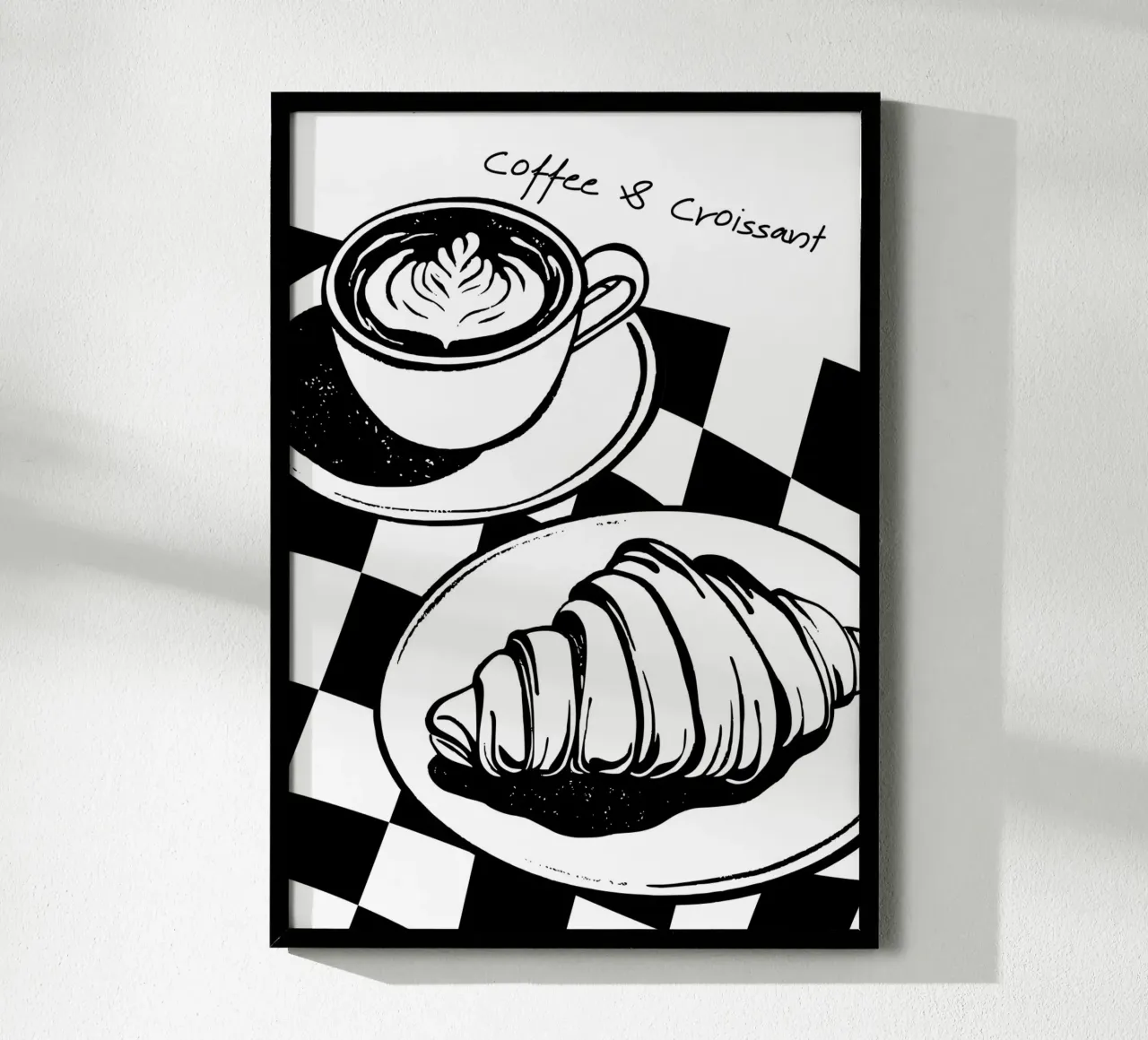Coffee & Croissants poster da DigiWunderwerk