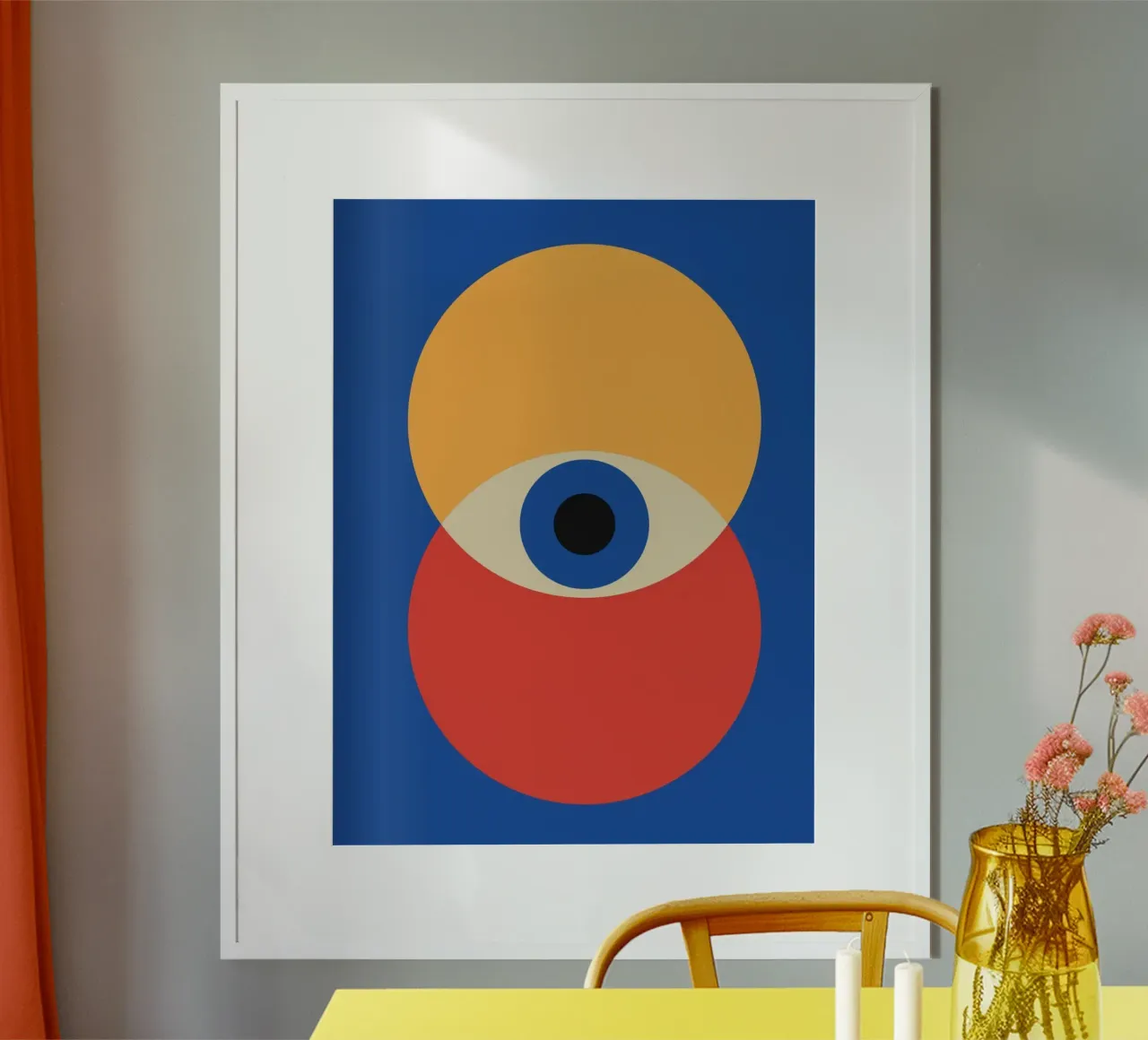 eye in circle poster da sunity