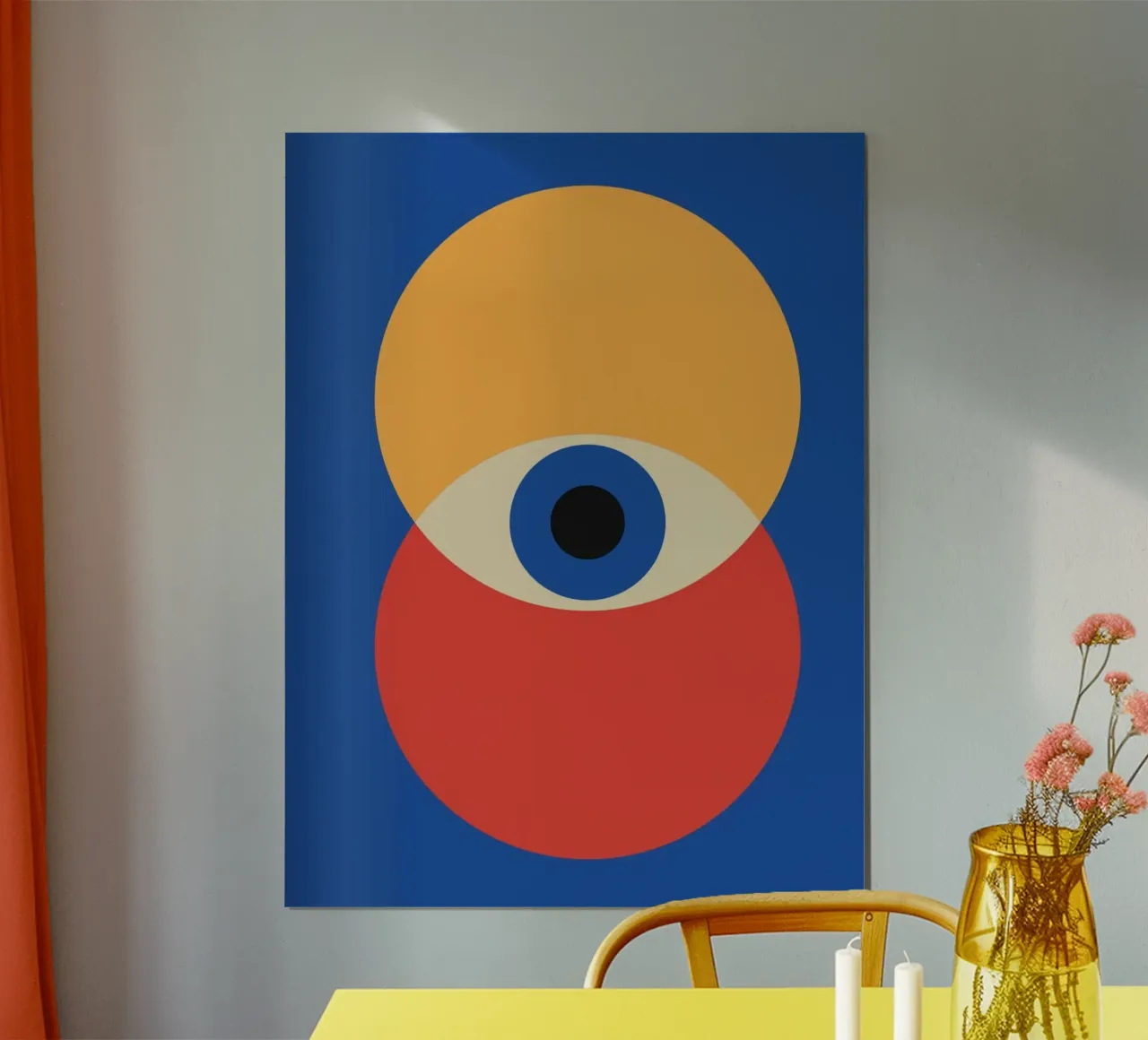 eye in circle poster da sunity