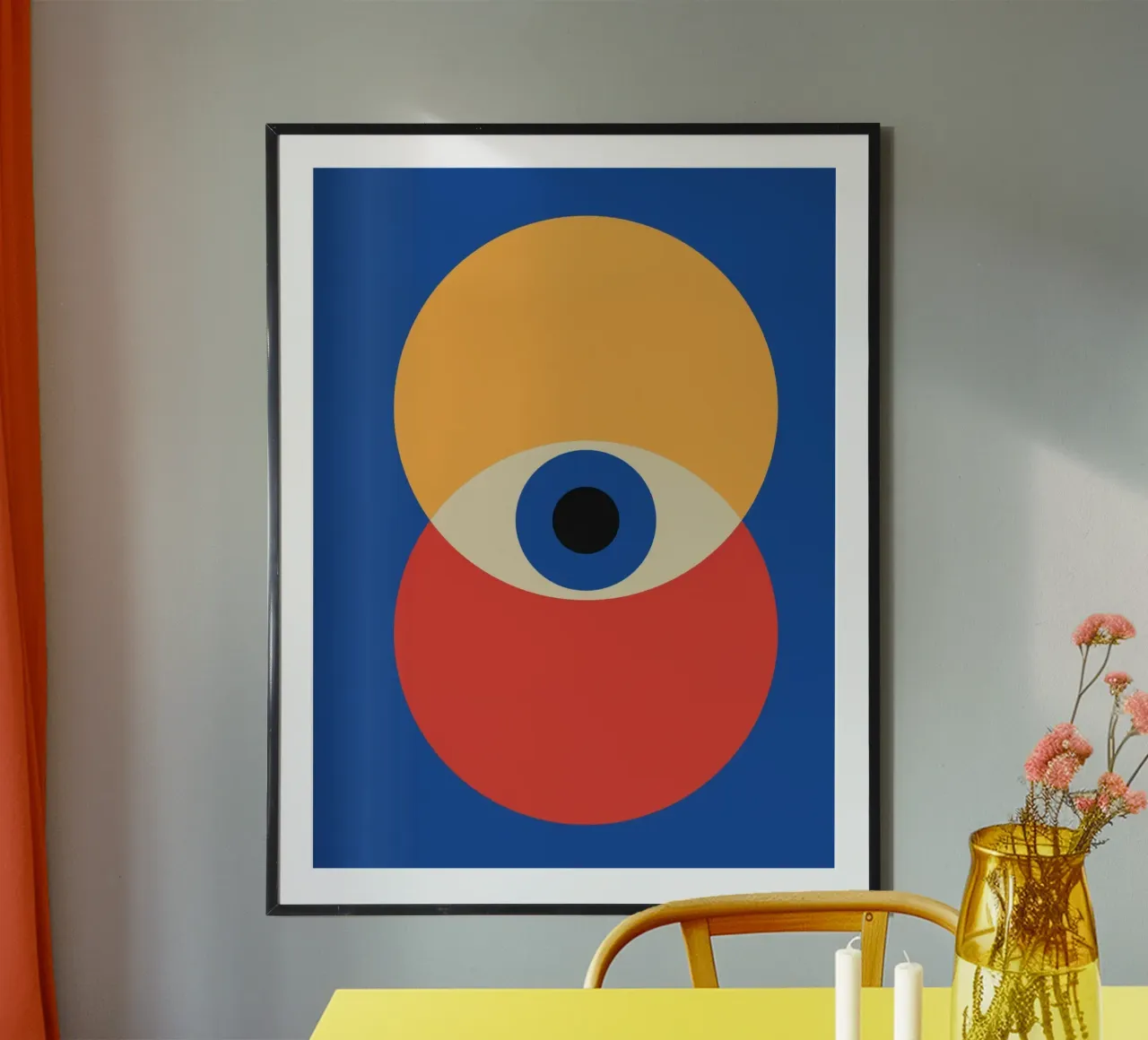 eye in circle poster da sunity