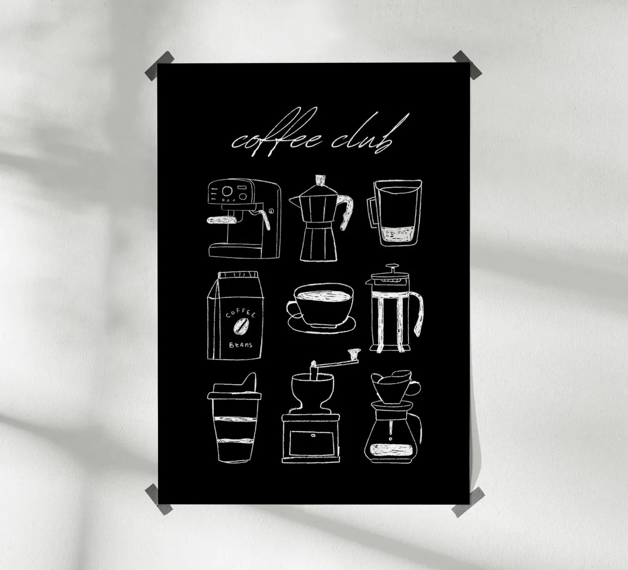 Coffee Club poster da DigiWunderwerk