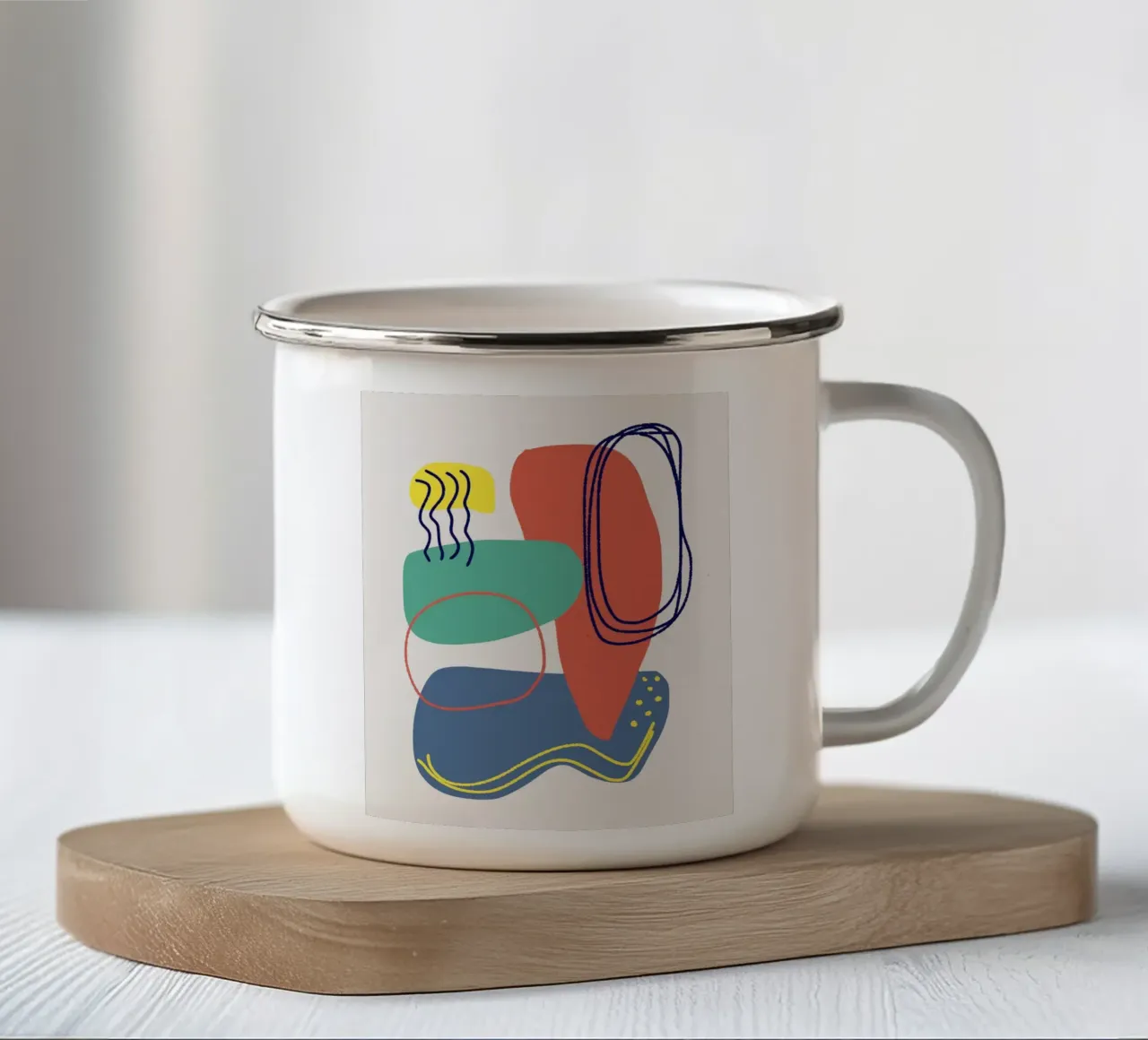 Mix di tre colori 02 tazza in smalto da Little Dean